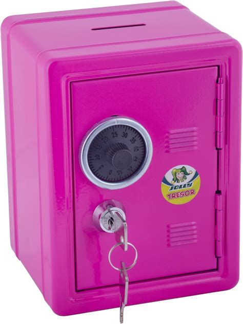 pink safe money box